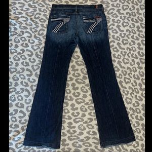7 for All Mankind Dojo Flare Jeans Size: 30